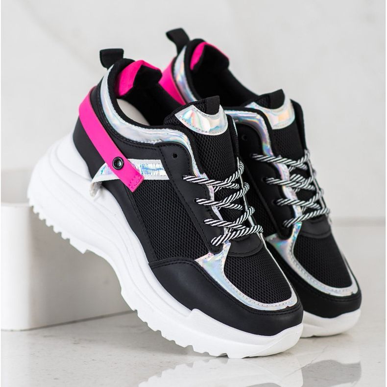 Marquiz Wedge Tennarit musta vaaleanpunainen 2