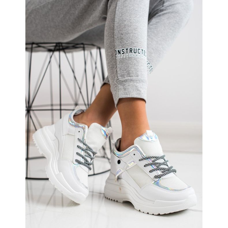 Marquiz Wedge Tennarit valkoinen hopea 1