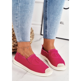 PS1 Klassiset naisten espadrillit Fuksia Flaure beige vaaleanpunainen 1