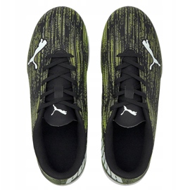 Puma Ultra 4.2 Tt Junior -jalkapallokengät musta-vihreä-valkoinen 106367 02 1