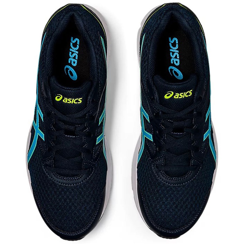 Asics Jolt 3 tummansininen 1011B034 400 miesten kengät vihreä 1