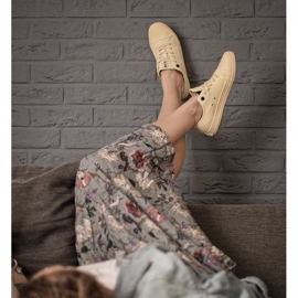 Naisten lenkkarit Big Star Yellow DD274441 keltainen 2