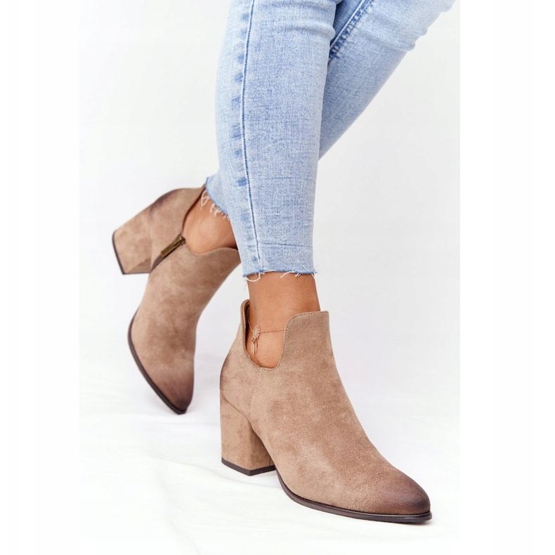 Vinceza Naisten nilkkurit, joissa leikkaus Beige Caroline 2