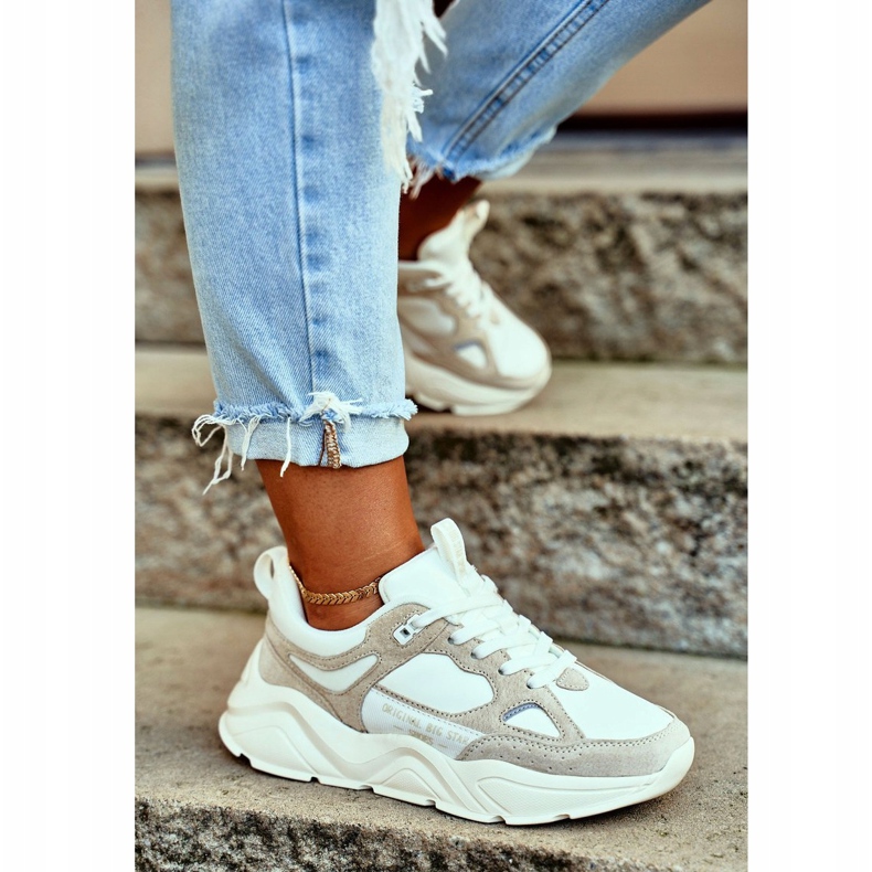 Naisten urheilukengät Big Star GG274657 beige 1