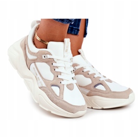 Naisten urheilukengät Big Star GG274657 beige 2