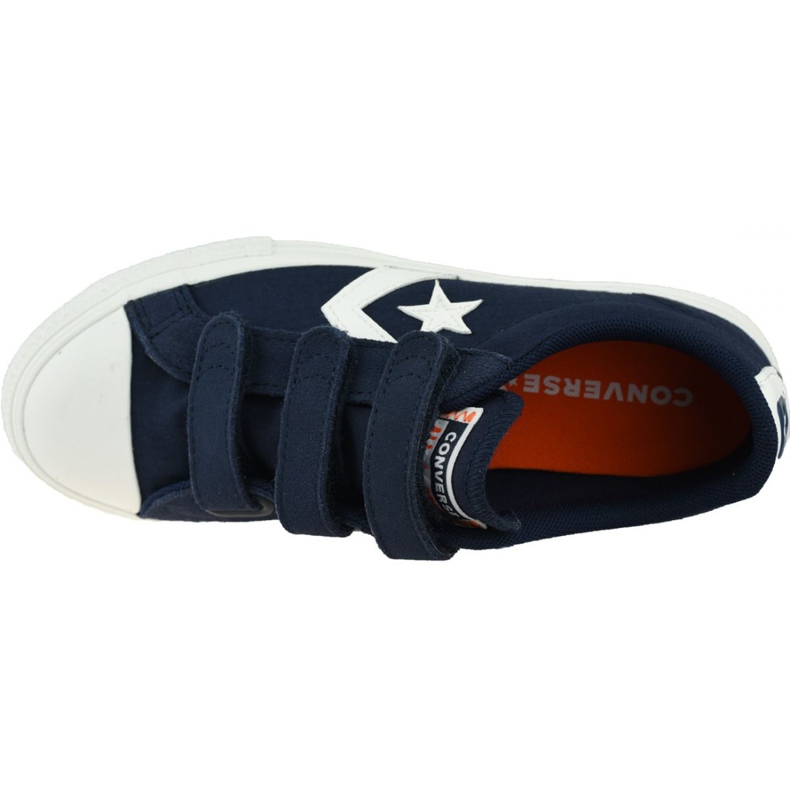Converse Star Player Low Kids 667547C kengät valkoinen tummansininen 2