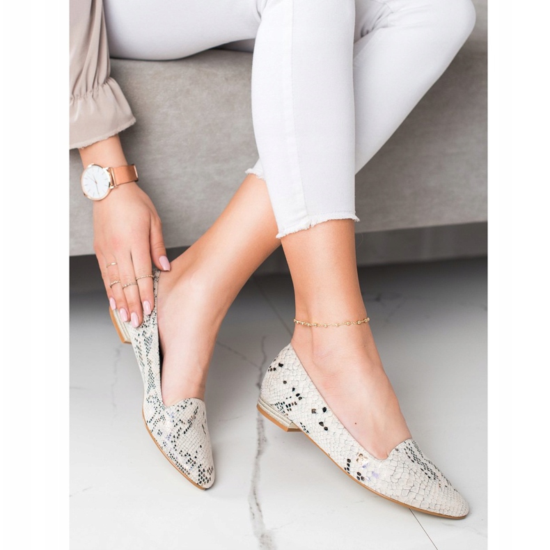 Goodin Ballerina Snake Print beige 1