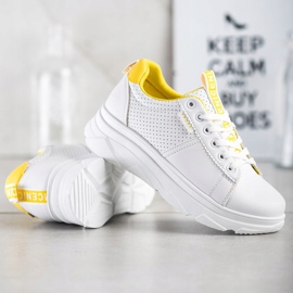 SHELOVET Lenkkarit Na Bielej Platforme Nice valkoinen keltainen 1