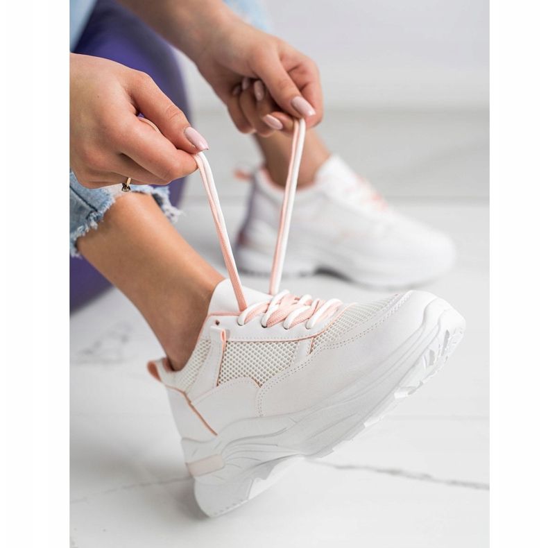 SHELOVET Mukavat valkoiset lenkkarit valkoinen 1