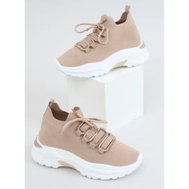 Beige urheilusukat V8043-2 Khaki-kengät 1