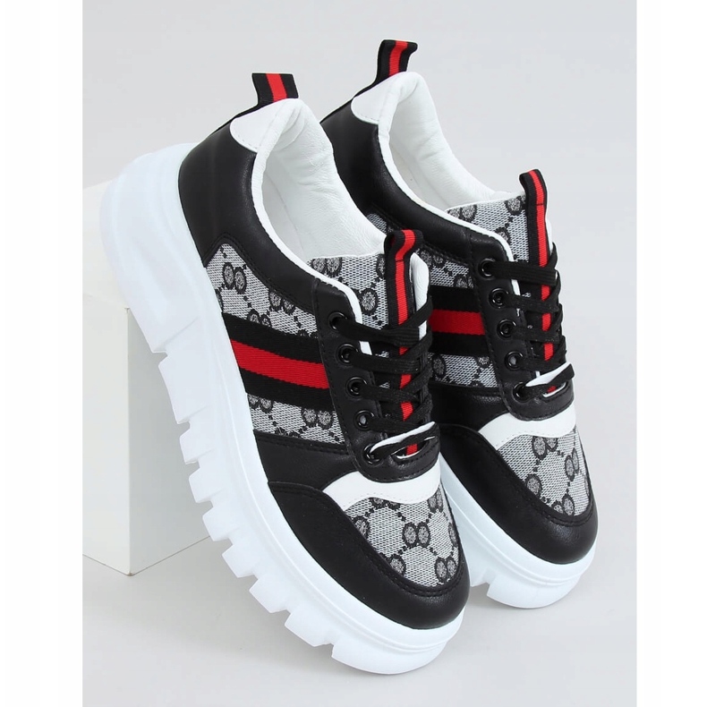 Suunnittele mustat urheilukengät 205081 Musta monivärinen 1