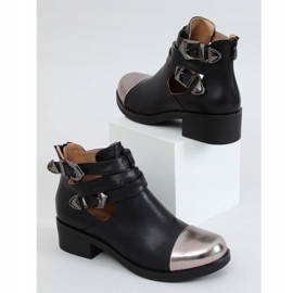 Musta 9100 Musta leikkaus saappaat 1