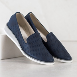 Goodin Avoimet nahkaiset herrat sininen 1