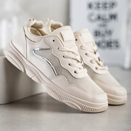 Ideal Shoes Rento beige lenkkarit 1