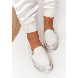 Naisten Brogues Maciejka Nahka Slip-on Gold 03512-25 kultainen 2