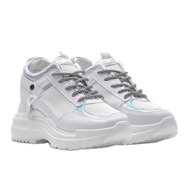 Valkoiset lenkkarit paksulla Johanin pohjalla valkoinen 1