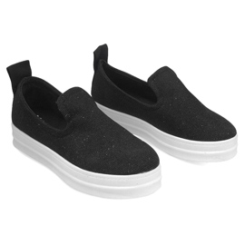 Love Slip On SK73 Black Slip-On Tennarit musta 1