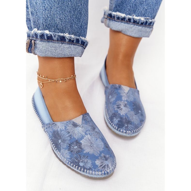 Naisten sininen ballerinat Maciejka 01930-72 / 00-0 2