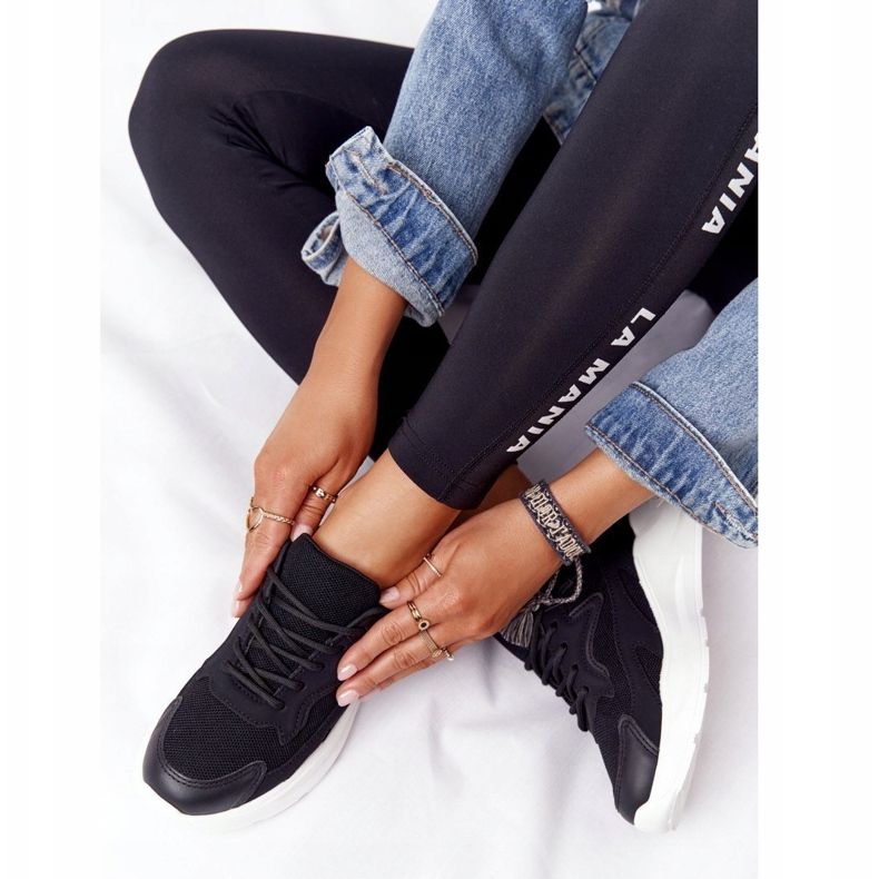 FB2 Musta Delusion naisten lenkkarit suurella pohjalla 2