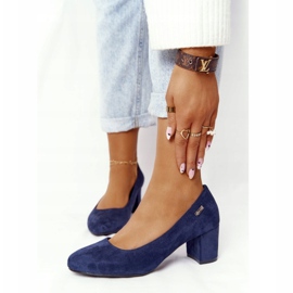 Mokkanahka pumput baarissa Sergio Leone Navy Blue tummansininen 1