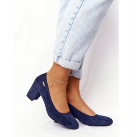 Mokkanahka pumput baarissa Sergio Leone Navy Blue tummansininen 2