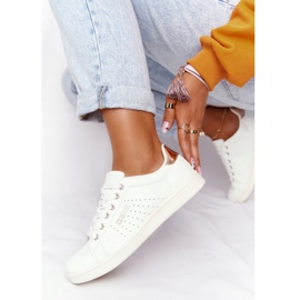 Naisten nahkakengät Big Star DD274583 Valkoinen-Kupari kultainen 2