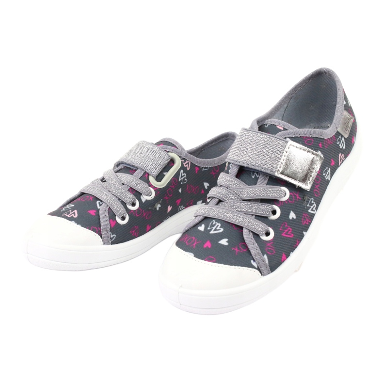 Befado lasten kengät 251Q138 vaaleanpunainen harmaa 3