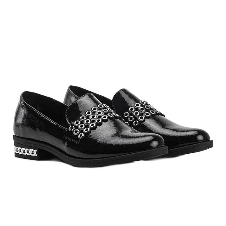 Jamie naisten mustat lakatut kengät 1