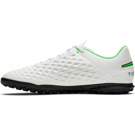 Nike Tiempo Legend 8 Club Tf AT6109 030 jalkapallokengät valkoinen valkoinen 1