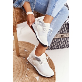 FB2 Naisten urheilukengät Tennarit Valkoinen ja Hopea Netta 1