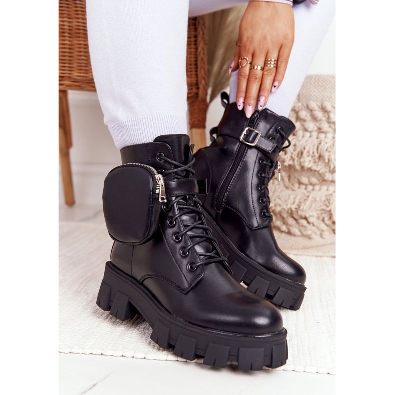 PS1 Mustat työkengät Platform Black Saturday 1