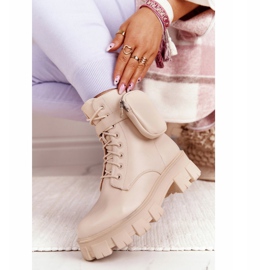 PS1 Beige työntekijä saappaat lavalla Beige lauantai 2