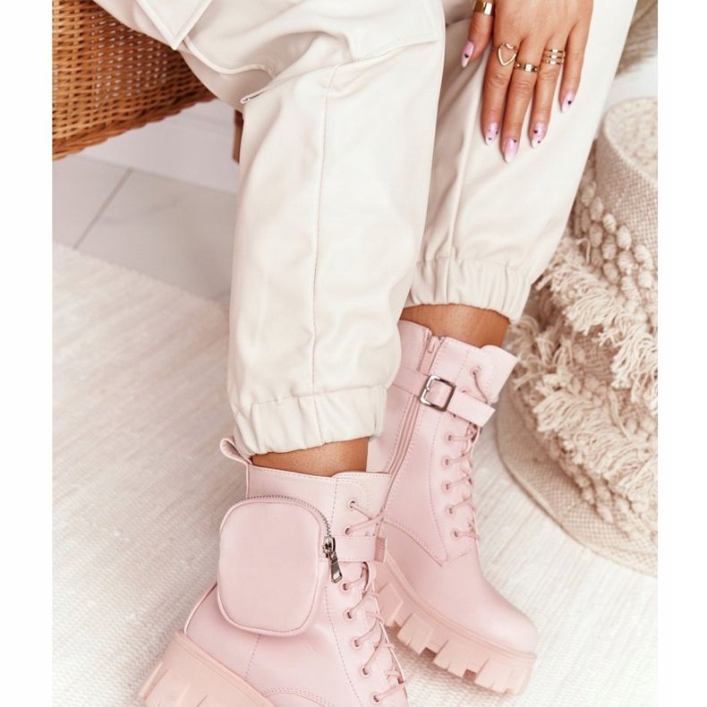 PS1 Platform Boots Workers Pink Lauantai vaaleanpunainen 2