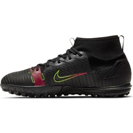 Nike Mercurial Superfly 8 Academy Tf Jr CV0789 090 jalkapallokengät monivärinen musta 2