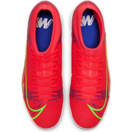 Nike Mercurial Superfly 8 Academy Tf M CV0953 600 jalkapallokengät punainen appelsiinit ja punaiset 1