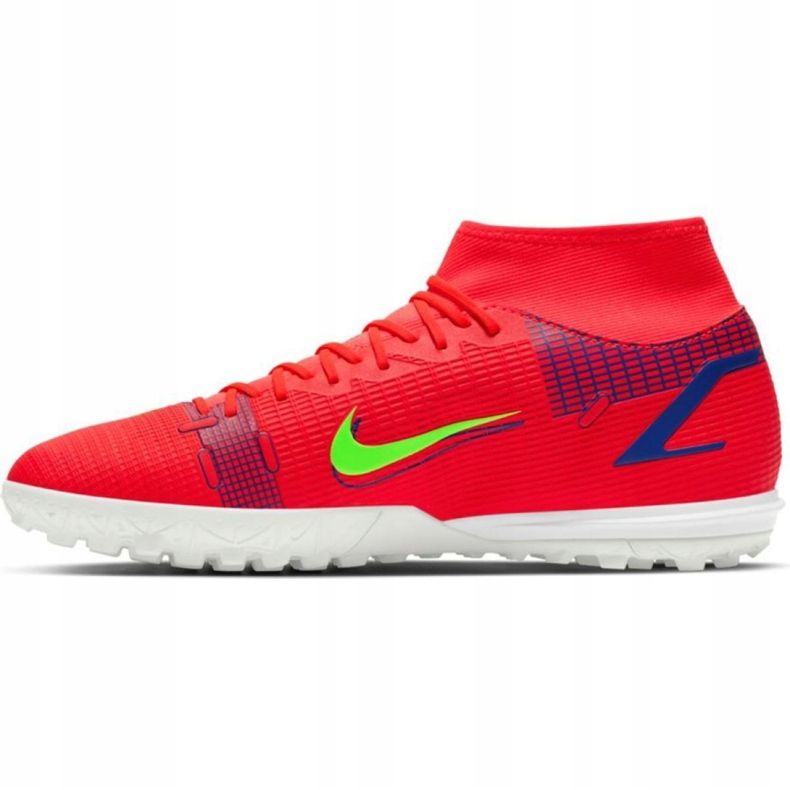 Nike Mercurial Superfly 8 Academy Tf M CV0953 600 jalkapallokengät punainen appelsiinit ja punaiset 2
