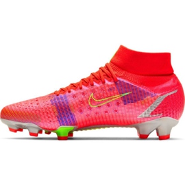 Nike Mercurial Superfly 8 Pro Fg M CV0961 600 jalkapallokengät punainen punainen 2