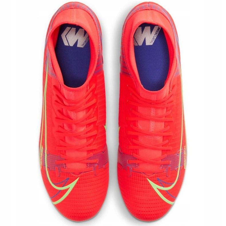 Nike Mercurial Superfly 8 Academy Mg M CV0843 600 jalkapallokengät punainen appelsiinit ja punaiset 1