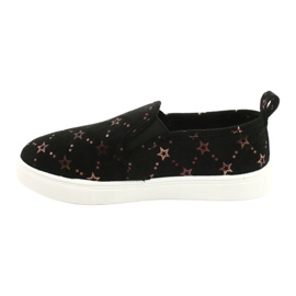 Evento Suede Sports Slip-On Lenkkarit 21DZ26-3931 ['musta kulta'] musta 1