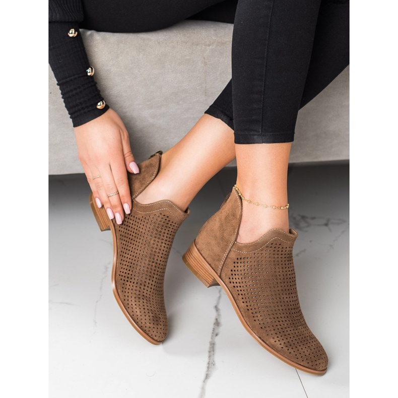 VINCEZA -jousitukset ruskea 1