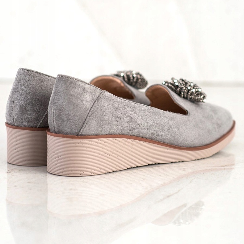 VINCEZA -koristeelliset tyylikkäät herrat harmaa 2