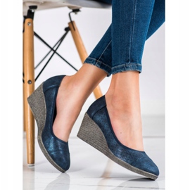 Goodin Tummansiniset kiilakengät laivastonsininen 1