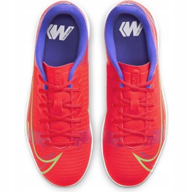 Nike Mercurial Vapor 14 Academy Tf Junior CV0822 600 jalkapallokengät punainen punainen 1
