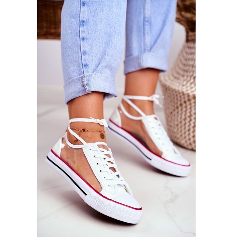 PS1 Naisten lenkkarit Valkoinen Transparent Elements Grace väritön 1