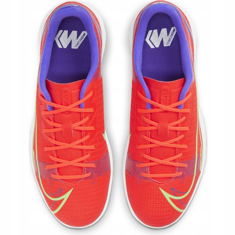 Nike Mercurial Vapor 14 Academy Ic Junior CV0815 600 jalkapallokengät punainen punainen 1