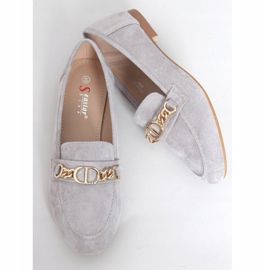 Harmaa Naisten harmaa loafers T393P Harmaa 1