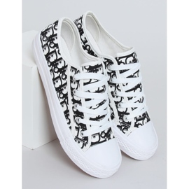 Mustat naisten lenkkarit XL30P musta valkoinen 1