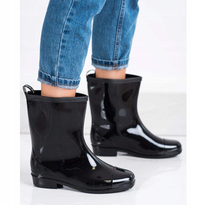 SHELOVET Mukavat mustat galoshes 1