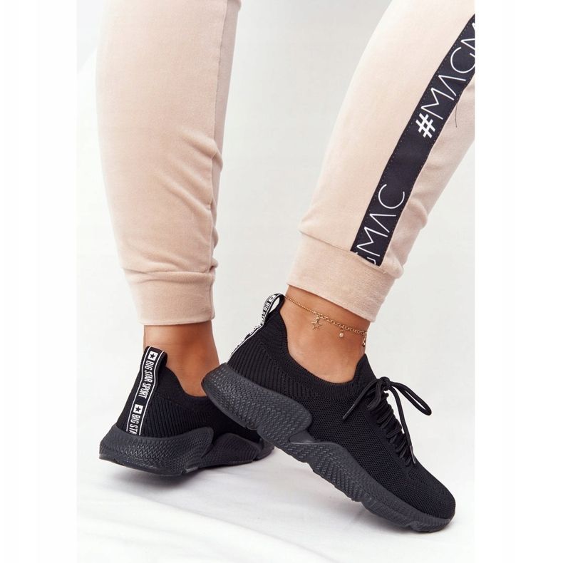 Naisten urheilukengät Slip-on Big Star DD274579 Musta 1