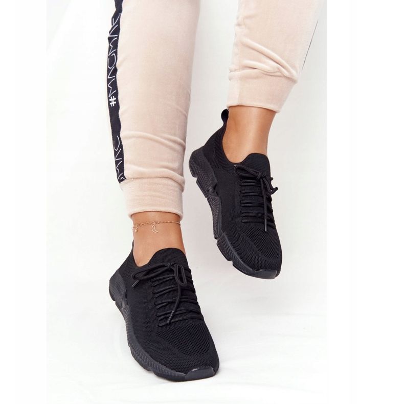 Naisten urheilukengät Slip-on Big Star DD274579 Musta 2